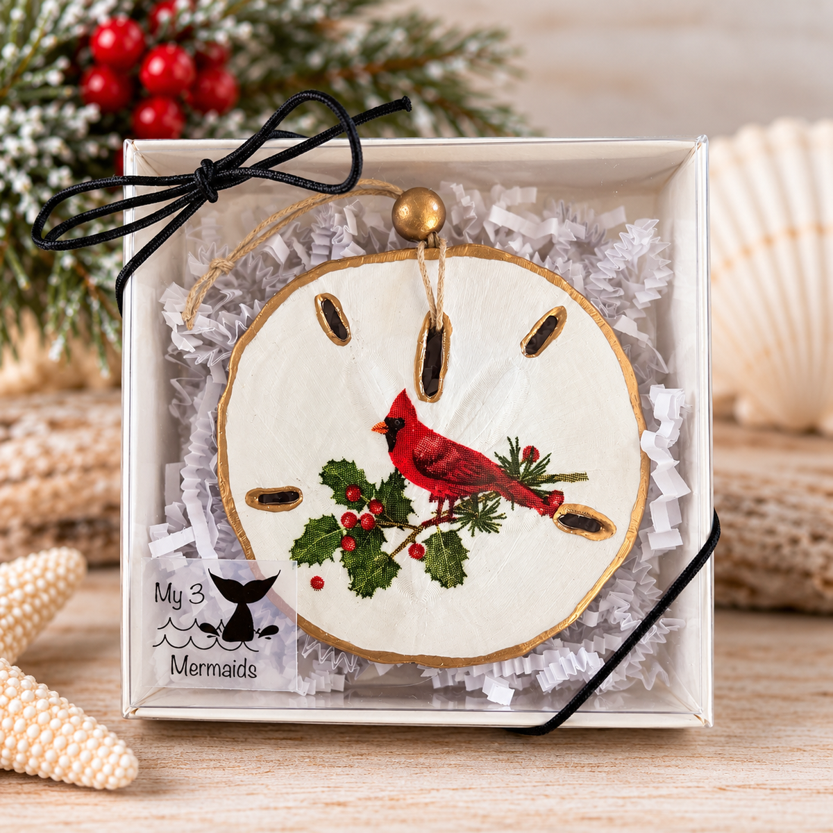 Cardinal Ornament