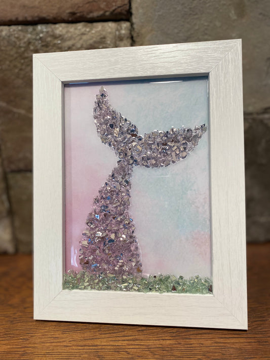Mermaid Tail Framed Art